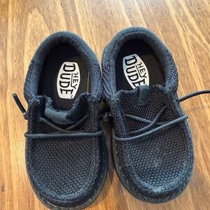 Hey Dude Black Toddler size 5
